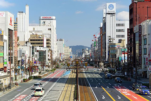 豊橋市中心部駅前大通