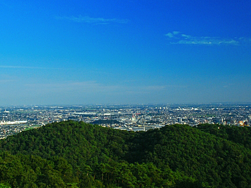 高崎市を臨む