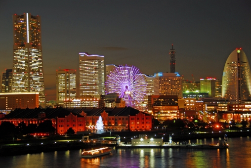 みなとみらいの夜景